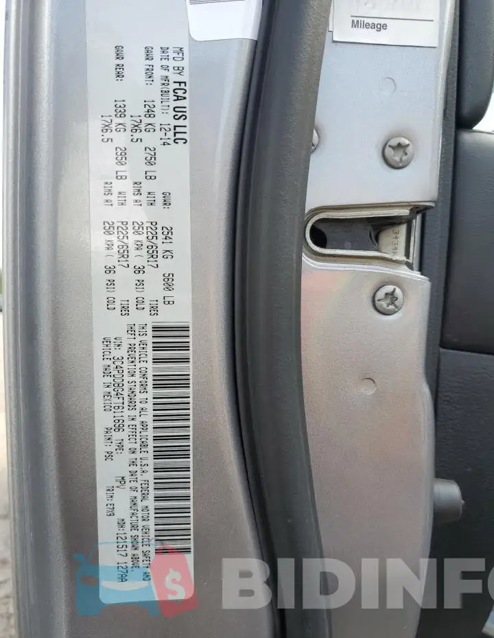 3C4PDDBG4FT611696 Photo# 13