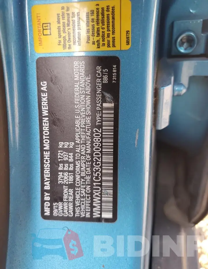 WMWXU1C53G2D09802 Photo# 12