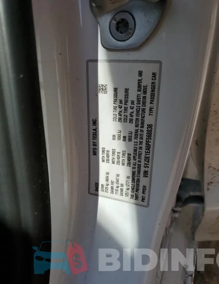 5YJ3E1EA6PF568836 Photo# 12