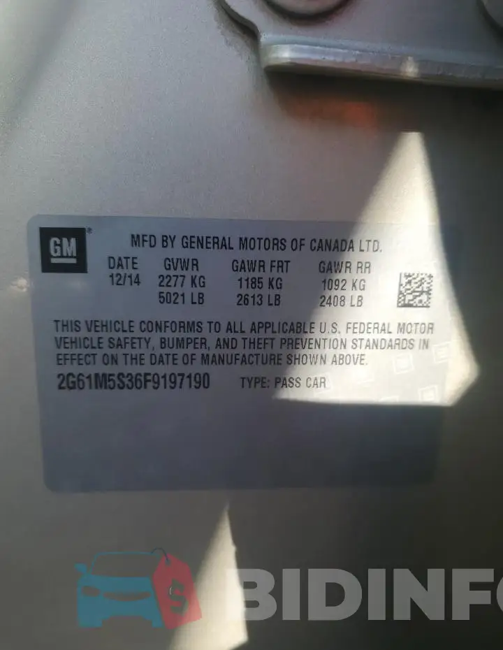 2G61M5S36F9197190 Photo# 12