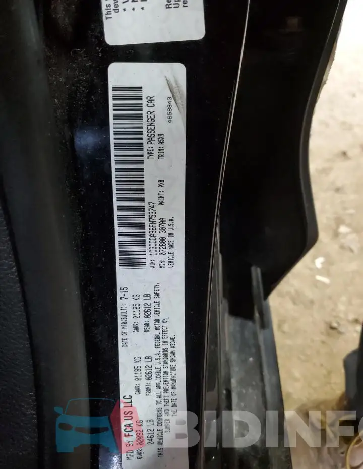 1C3CCCAB6FN753747 Photo# 13