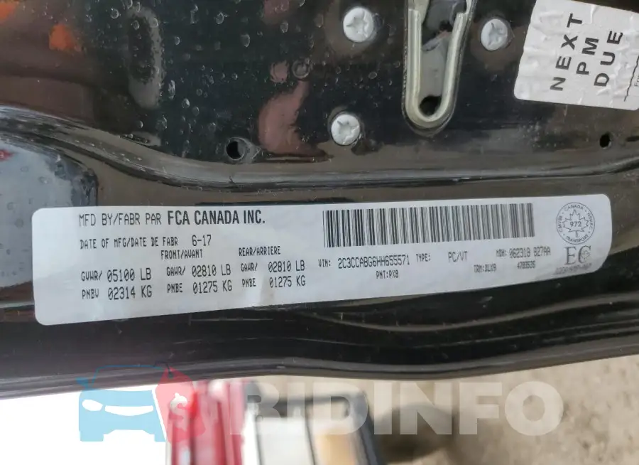 2C3CCABG6HH655571 Photo# 13