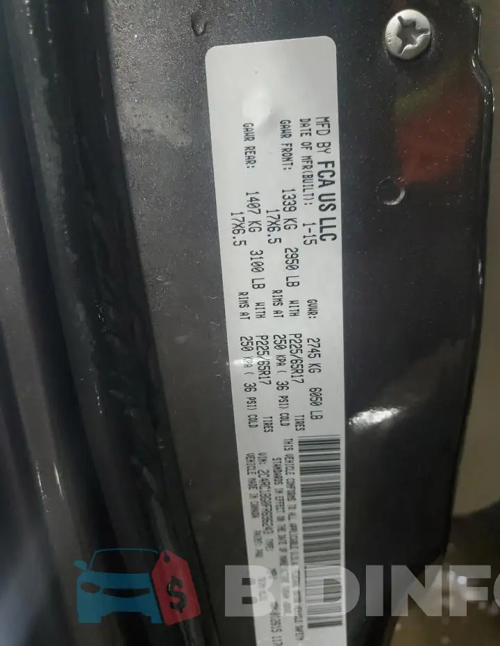 2C4RC1BG0FR696243 Photo# 14
