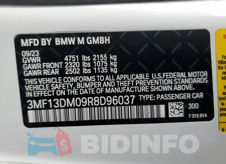 3MF13DM09R8D96037 Photo# 12