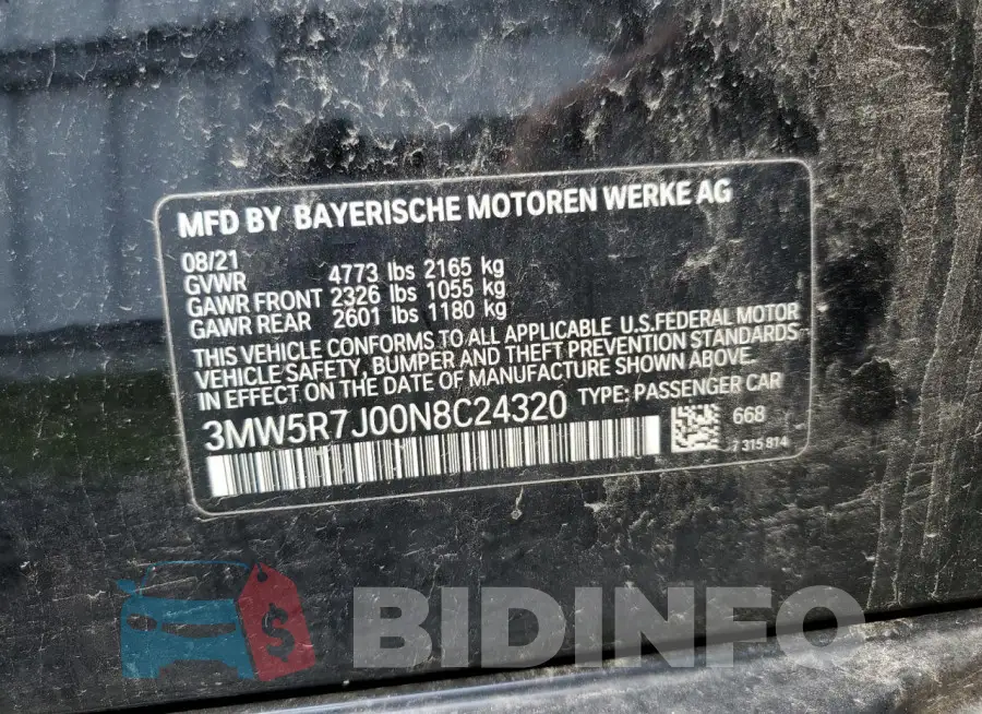 3MW5R7J00N8C24320 Photo# 12