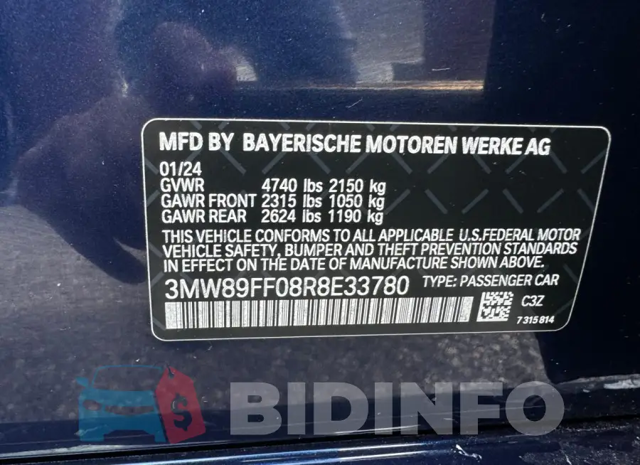 3MW89FF08R8E33780 Photo# 14