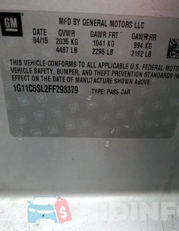 1G11C5SL2FF293379 Photo# 12