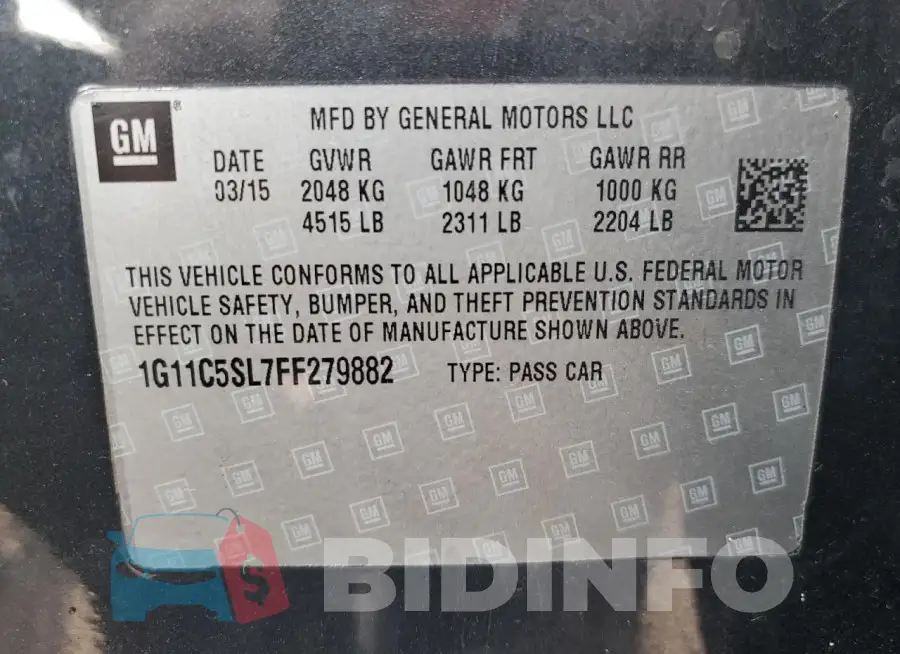 1G11C5SL7FF279882 Photo# 12