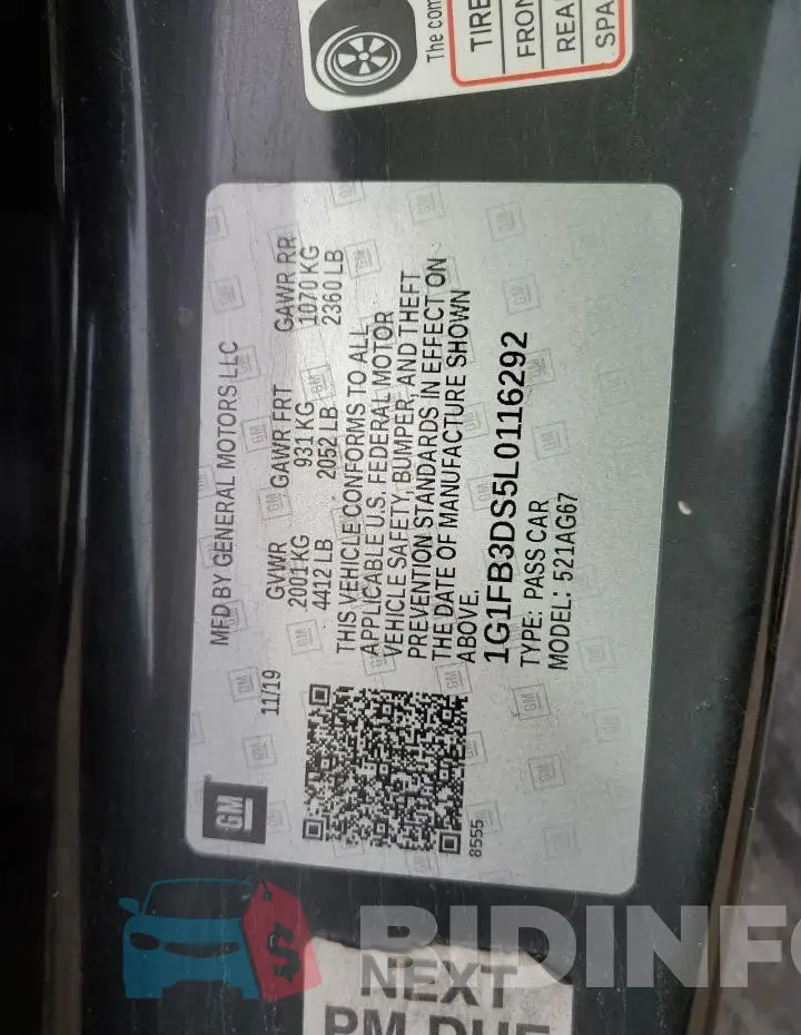 1G1FB3DS5L0116292 Photo# 12