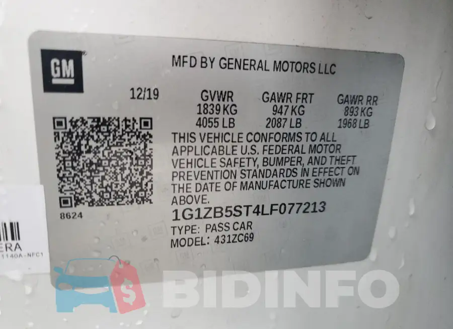 1G1ZB5ST4LF077213 Photo# 12