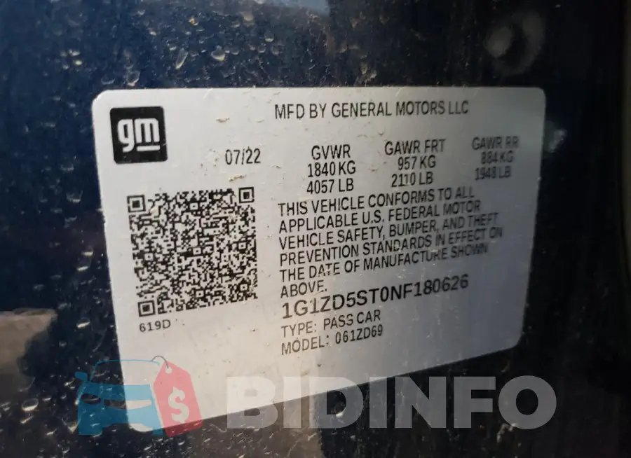 1G1ZD5ST0NF180626 Photo# 12