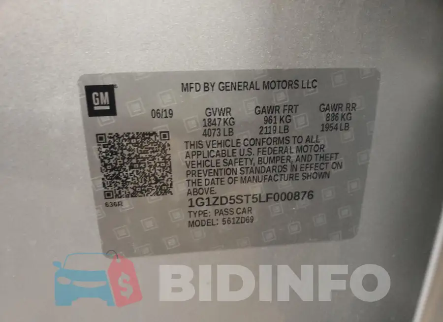 1G1ZD5ST5LF000876 Photo# 13