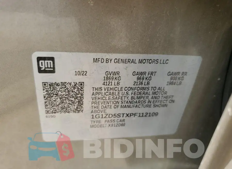 1G1ZD5STXPF112109 Photo# 12
