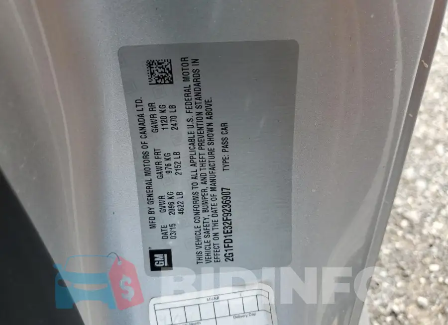 2G1FD1E32F9236907 Photo# 12