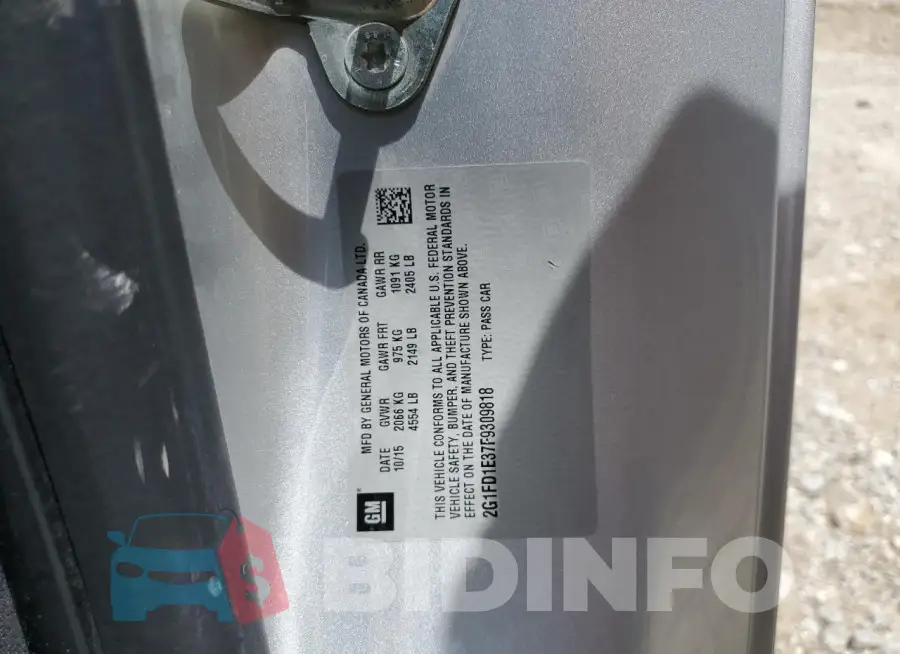 2G1FD1E37F9309818 Photo# 13