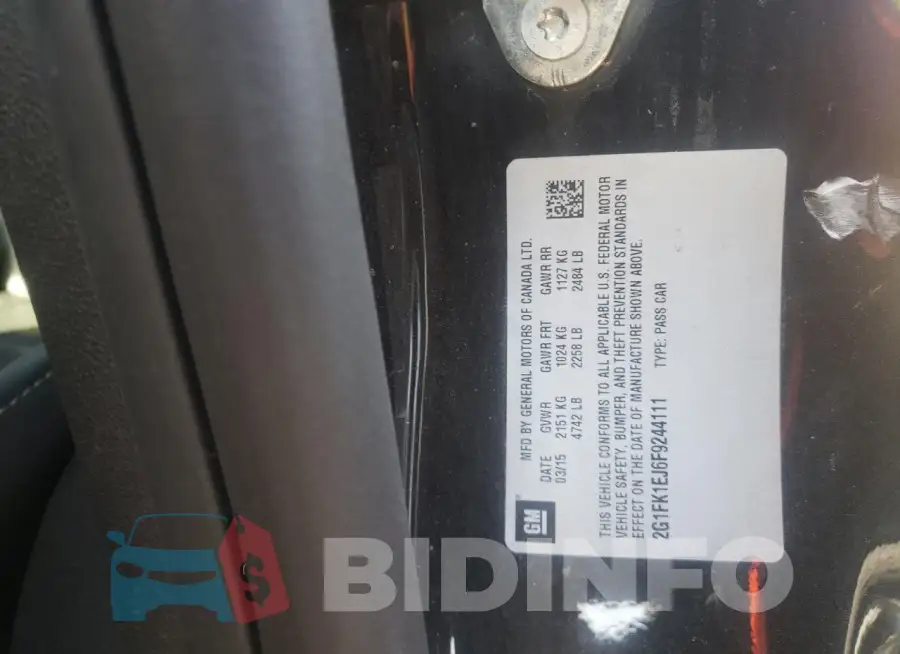 2G1FK1EJ6F9244111 Photo# 12