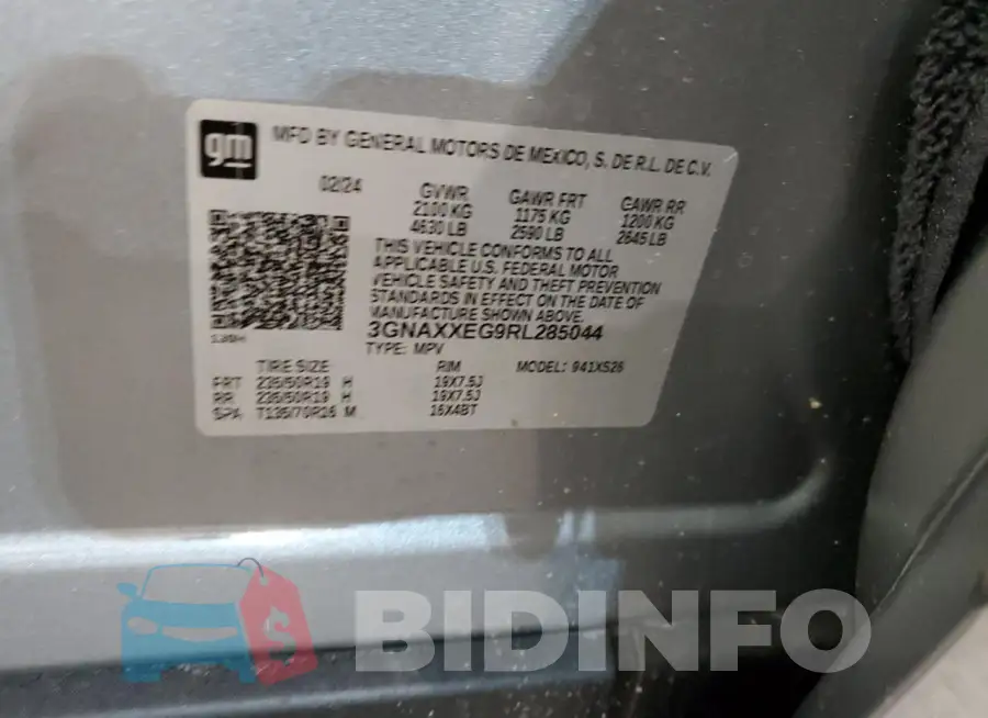 3GNAXXEG9RL285044 Photo# 13