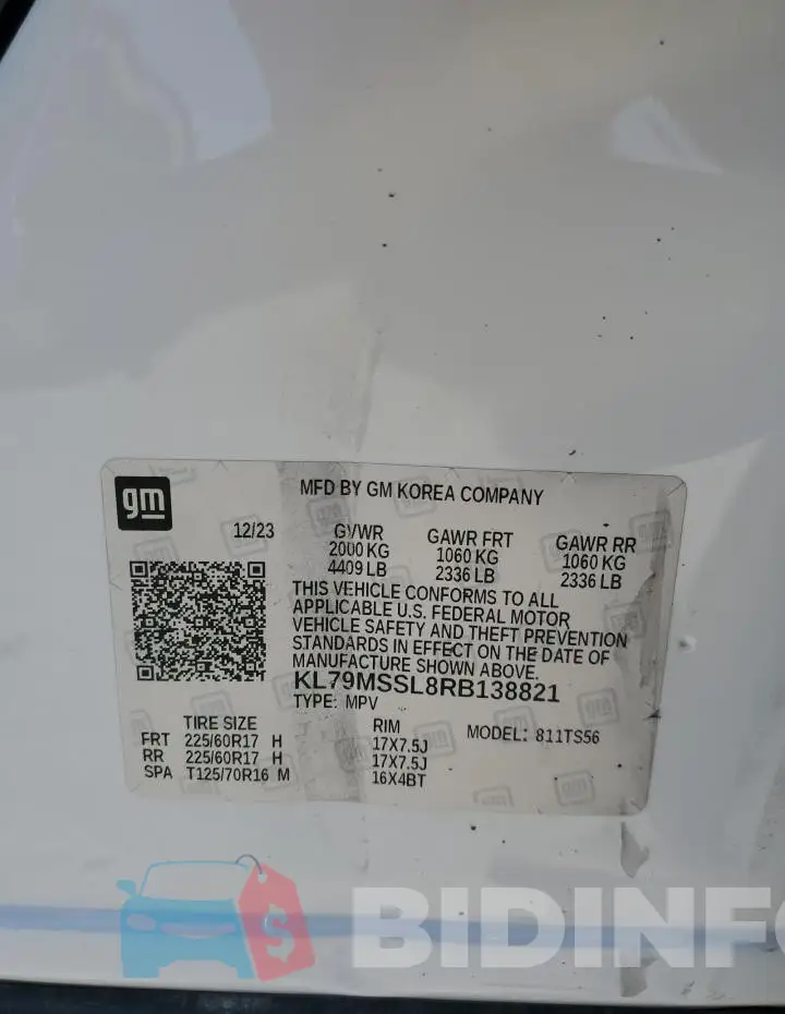 KL79MSSL8RB138821 Photo# 12