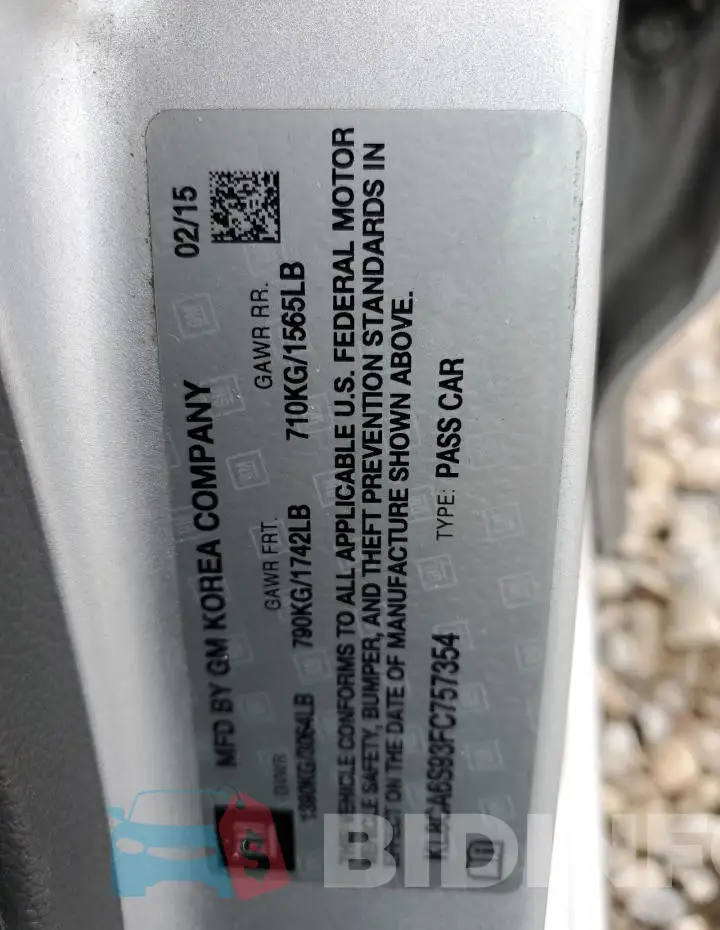 KL8CA6S93FC757354 Photo# 12