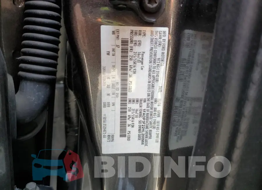 1FADP3F22HL200966 Photo# 12