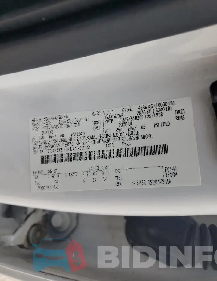 1FT7W2BTXHEC60212 Photo# 12