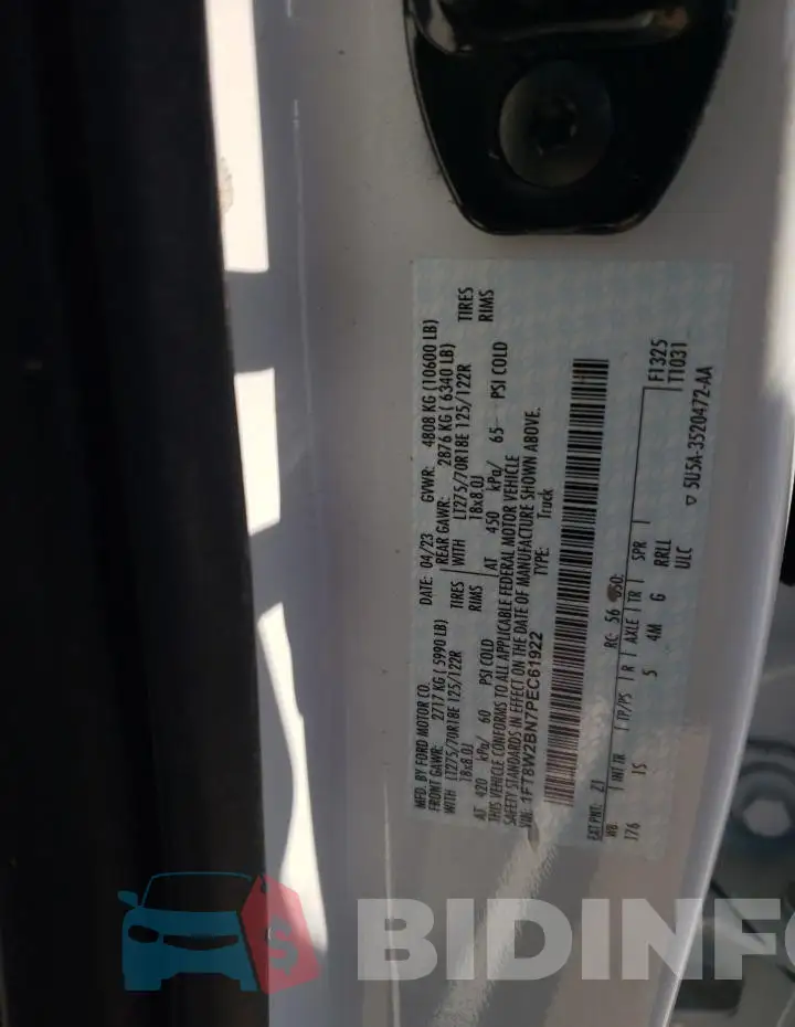 1FT8W2BN7PEC61922 Photo# 13