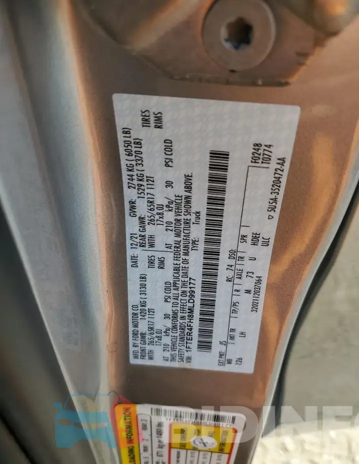 1FTER4FH8MLD99177 Photo# 12