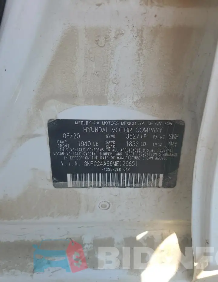 3KPC24A66ME129651 Photo# 13