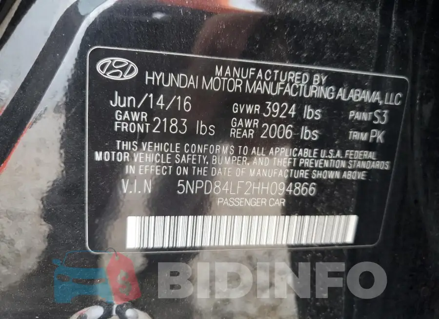 5NPD84LF2HH094866 Photo# 12