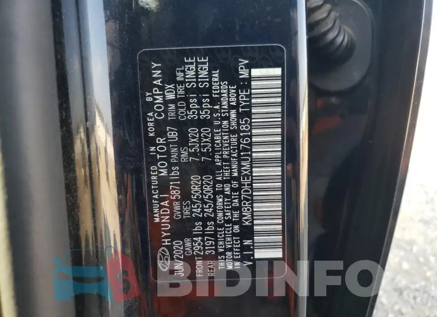 KM8R7DHEXMU176185 Photo# 14