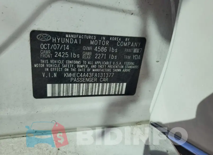 KMHEC4A43FA131377 Photo# 12