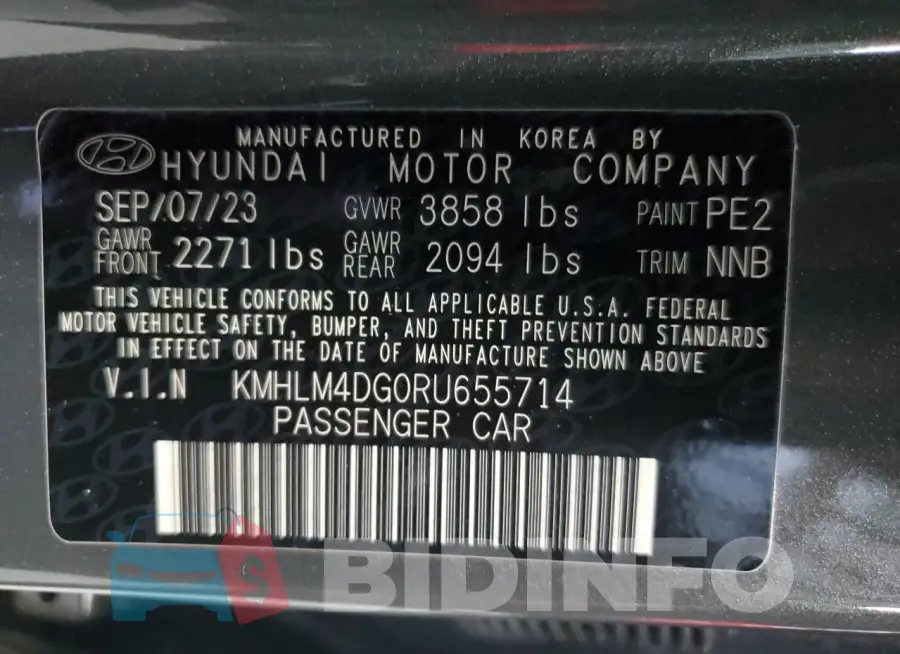 KMHLM4DG0RU655714 Photo# 12