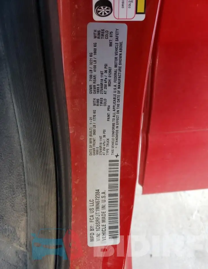 1C6SRFJT1MN672384 Photo# 12
