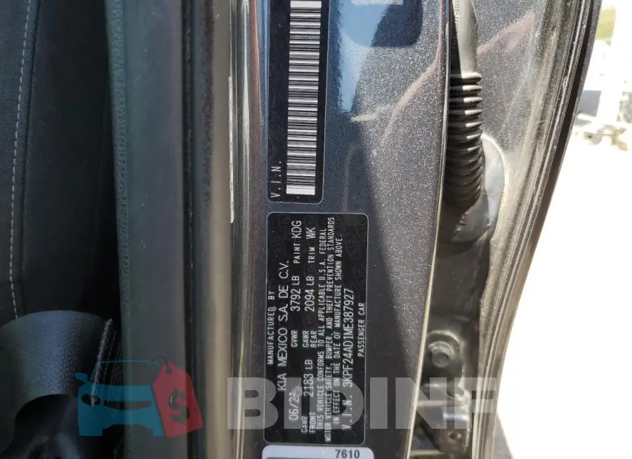 3KPF24AD1ME387927 Photo# 13