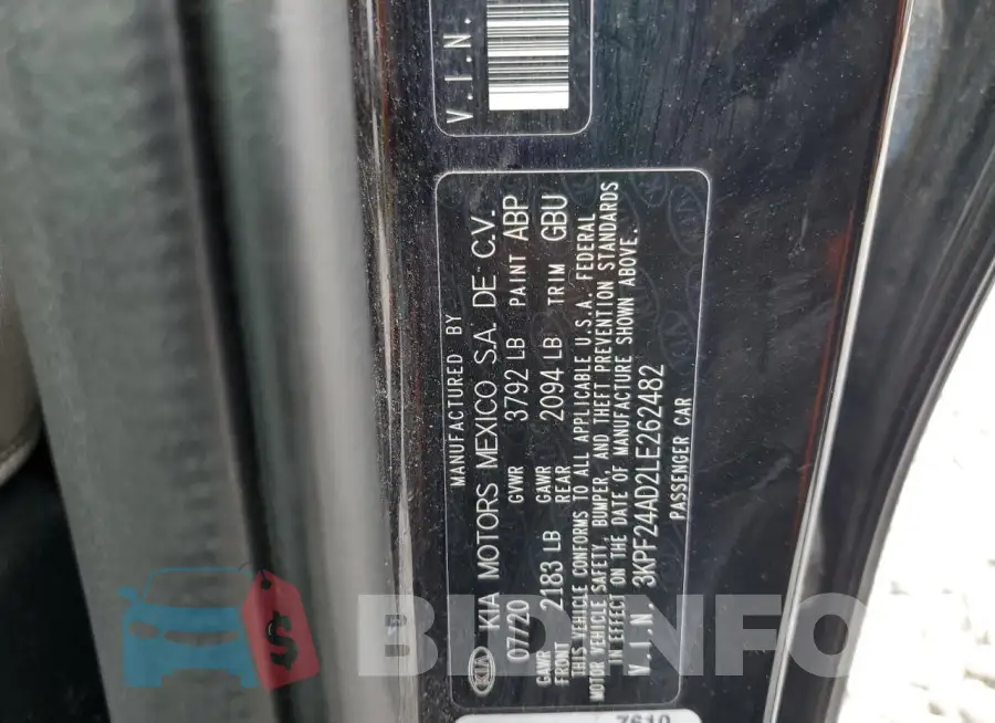 3KPF24AD2LE262482 Photo# 12