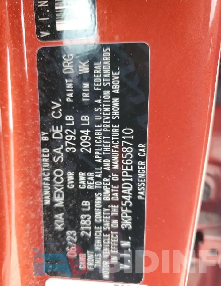 3KPF54AD1PE658710 Photo# 12