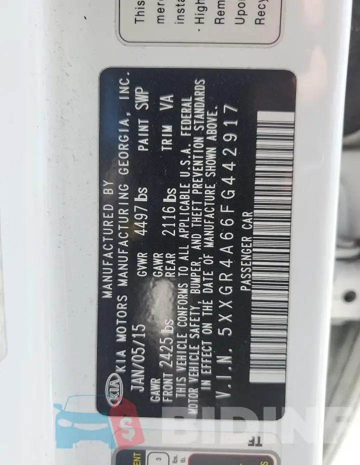 5XXGR4A66FG442917 Photo# 12