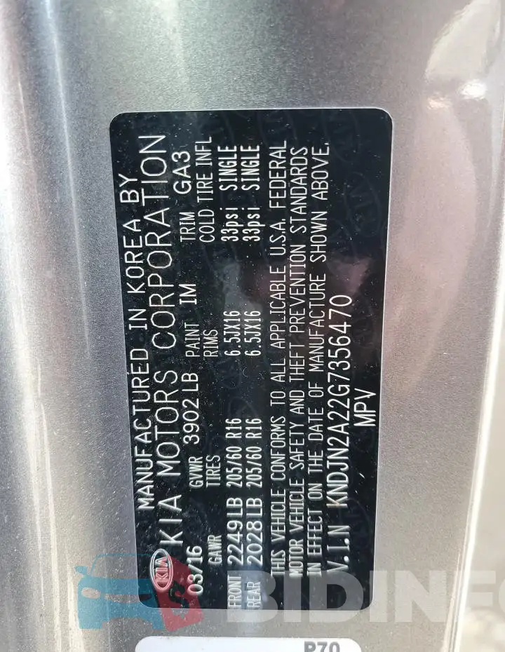 KNDJN2A22G7356470 Photo# 13