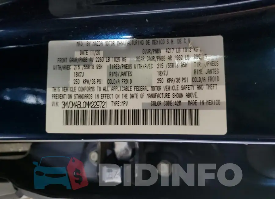 3MVDMABL0MM229721 Photo# 13