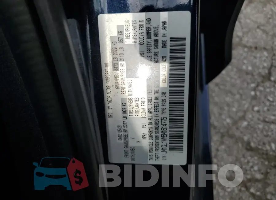 JM1GL1VM5M1614775 Photo# 12