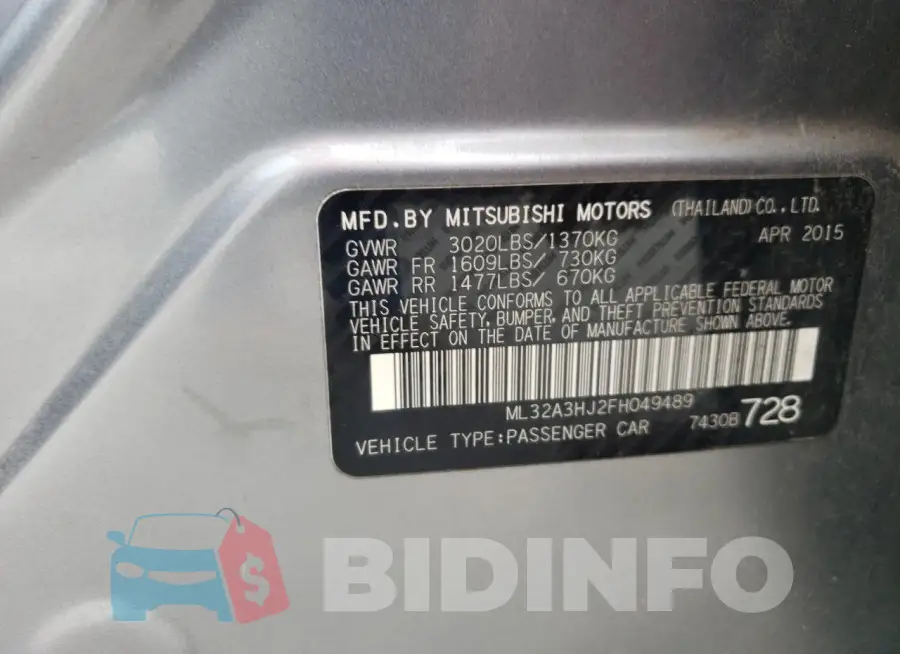 ML32A3HJ2FH049489 Photo# 12
