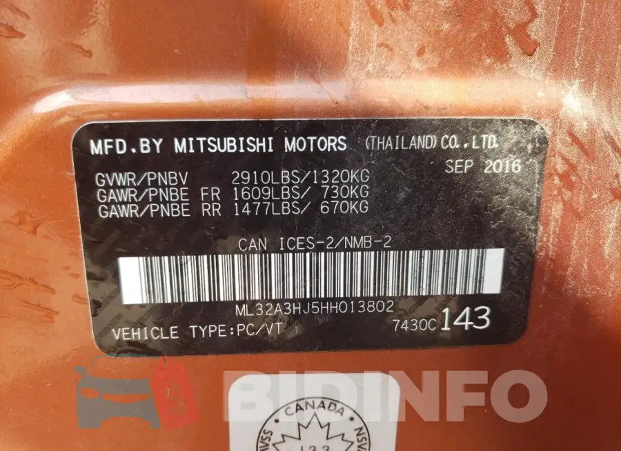 ML32A3HJ5HH013802 Photo# 12