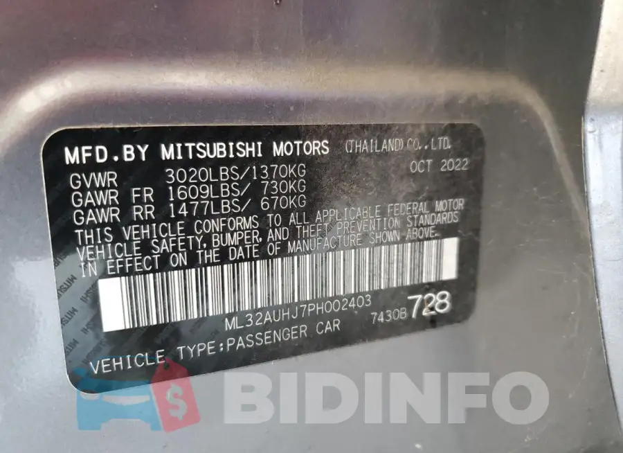 ML32AUHJ7PH002403 Photo# 12