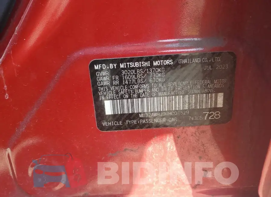ML32AWHJ9RH002529 Photo# 14