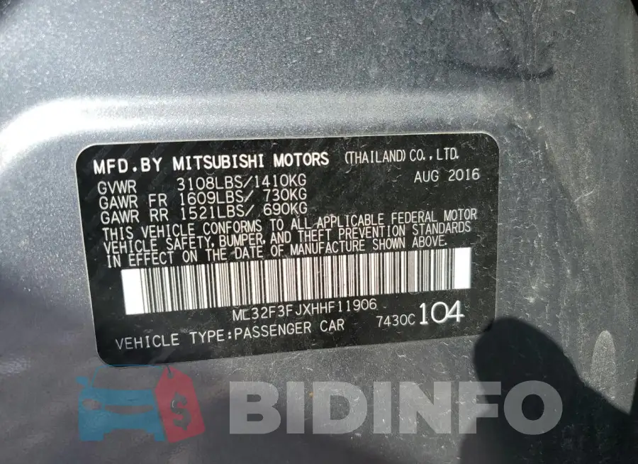 ML32F3FJXHHF11906 Photo# 13