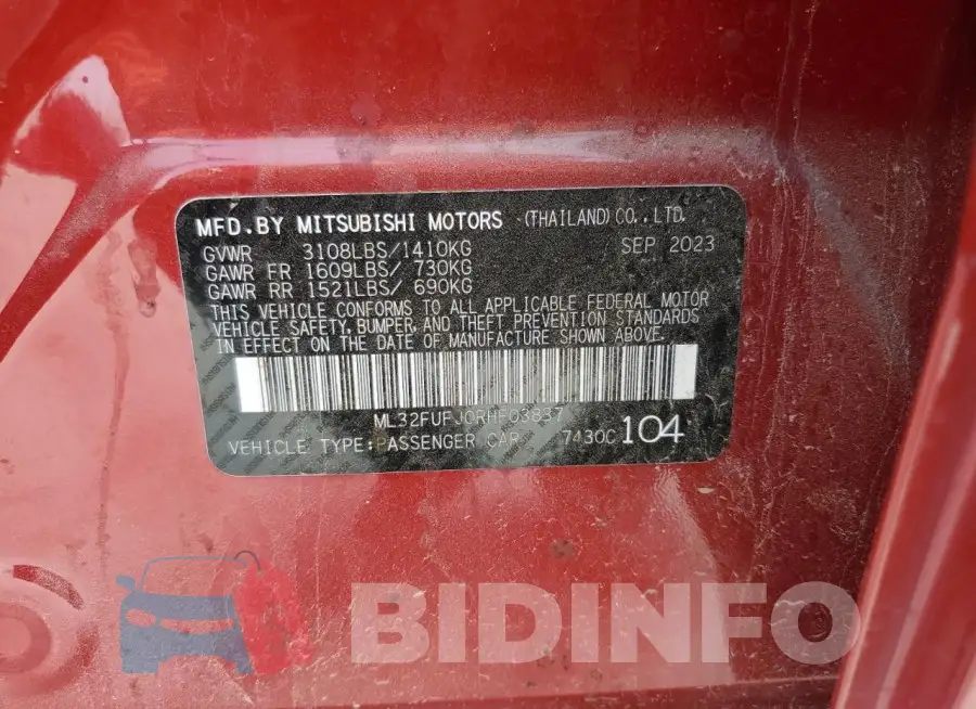 ML32FUFJ0RHF03837 Photo# 13