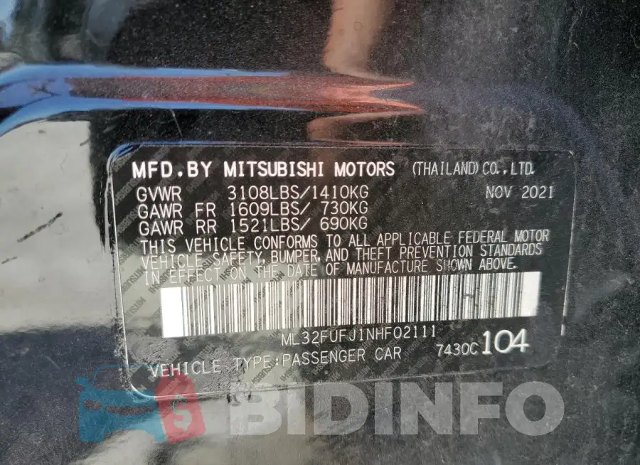 ML32FUFJ1NHF02111 Photo# 12