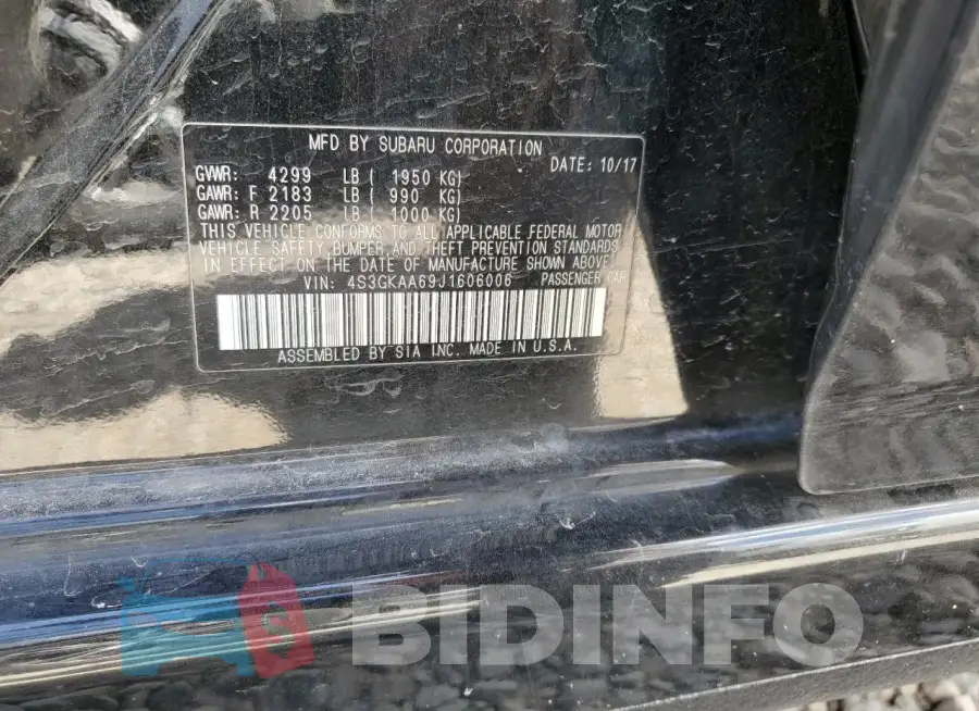 4S3GKAA69J1606006 Photo# 13