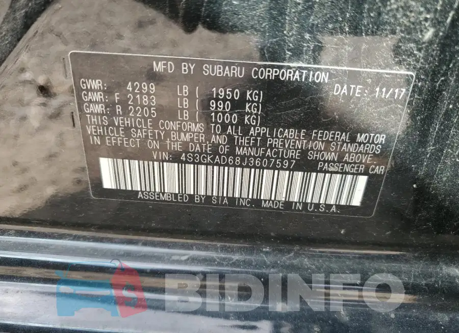4S3GKAD68J3607597 Photo# 13