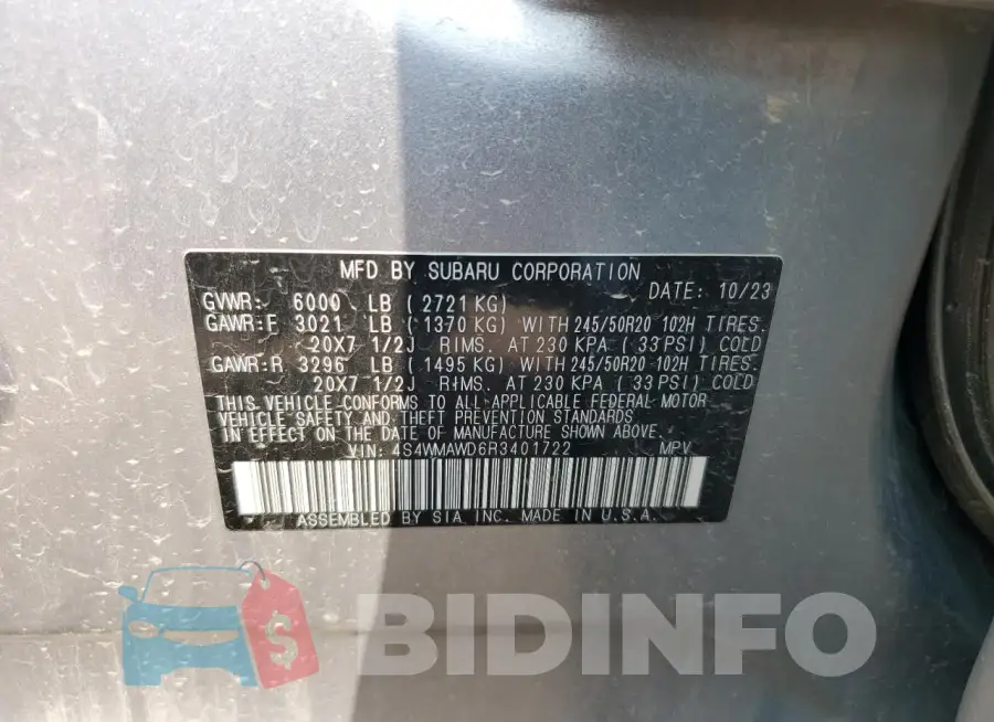 4S4WMAWD6R3401722 Photo# 13